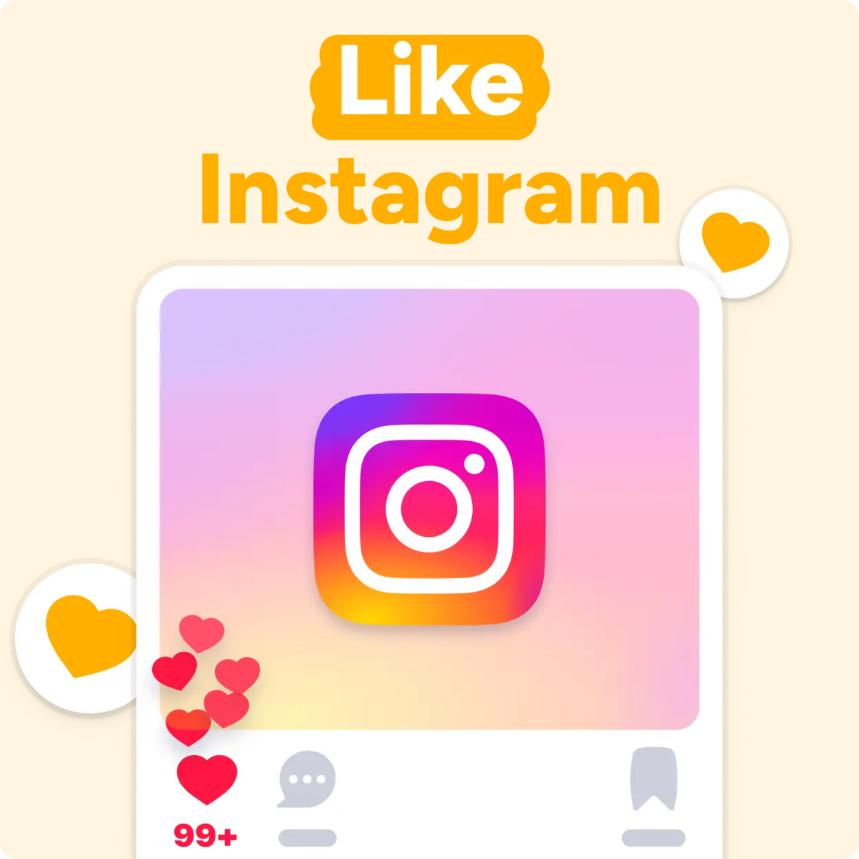Acquista Like Instagram Mockup