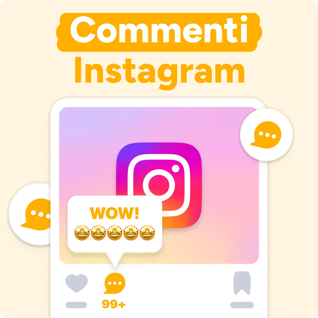 Acquista Commenti Instagram Mockup