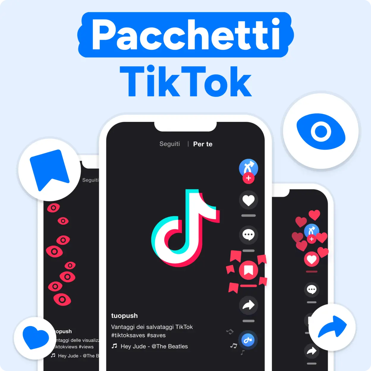 Acquista Pacchetti TikTok Mockup